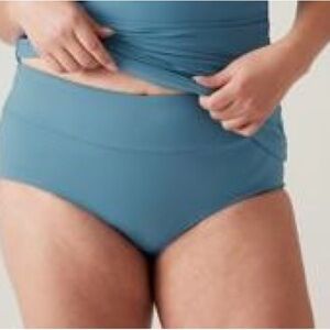 Athleta Bondi Blue Bikini Swim bottom XL